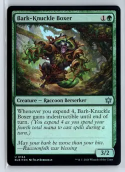 FOIL BarkKnuckle Boxer Bloomburrow Uncommon – MTG Magic the Gathering Card - Image 1
