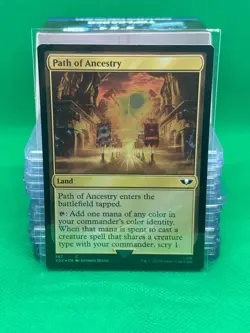 Path of Ancestry - Warhammer 40k - Surge Foil - MTG - Damaged - Image 4