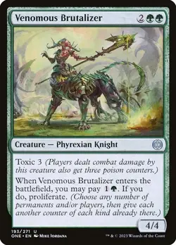 Venomous Brutalizer , Phyrexia: All Will Be One , #193 MTG Uncommon - Image 1