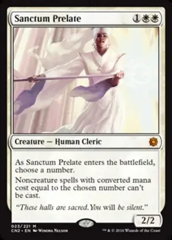 1x Sanctum Prelate Light Play, Japanese Conspiracy 2: Take the Crown MTG Magic - Image 1
