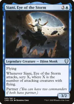 1x NM Siani, Eye of the Storm - Commander Legends [MTG] pack fresh Uncommon - Image 2