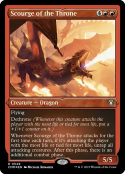 Near Mint, English - 1 x MTG Scourge of the Throne - Foil Etched Commander Maste - Image 2