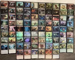 Magic The Gathering Lot Of 86 FOIL Bloomburrow Cards - Image 1