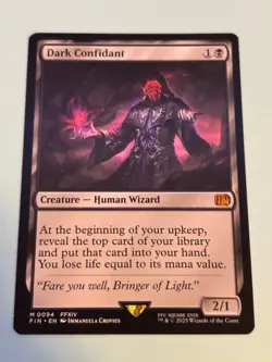 1x Dark Confidant - Final Fantasy - Regular - Mythic Rare - Pack Fresh! - Image 1