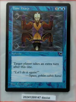 MTG Time Warp Tempest Rare Magic The Gathering LP - Image 1