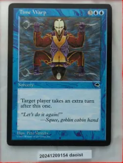 MTG Time Warp Tempest Rare Magic The Gathering LP - Image 1