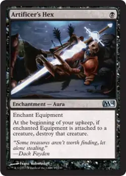ARTIFICER'S HEX X 4 N/M- MAGIC 2014 MAGIC THE GATHEING - Image 1