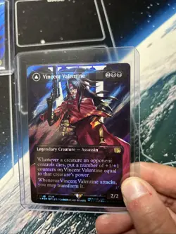 Magic The Gathering Final Fantasy Vincent Valentine Surge Foil Borderless - Image 2