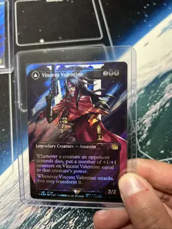 Magic The Gathering Final Fantasy Vincent Valentine Surge Foil Borderless - Image 4