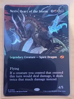 Neriv, Heart of the Storm | Foil | Borderless | MTG | TDM | NM | English EN - Image 2