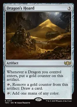 Dragon's Hoard -  (Near Mint NM) MTG Magic - Tarkir: Dragonstorm (TDC) - Image 1