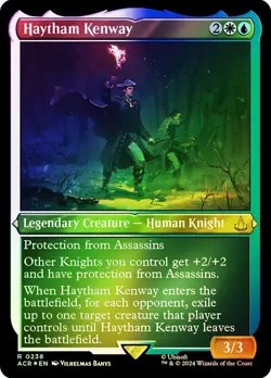 Haytham Kenway Foil Etched Assassin's Creed NM MTG - Image 2