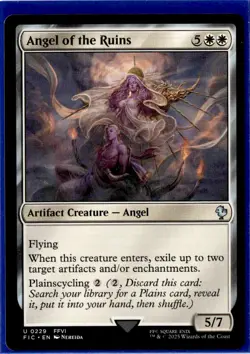 Angel of the Ruins | 229 | Uncommon | MTG X Final Fantasy - Image 2