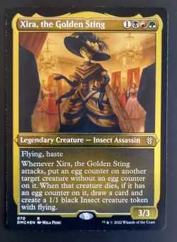 MTG Dominaria United - Xira the Golden Sting - Etched Foil Rare - Image 1