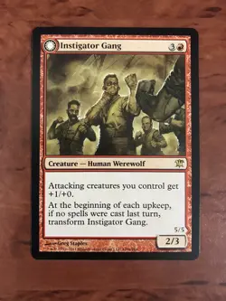 Instigator Gang / Wildblood Pack MTG Magic the Gathering Card NM Mint Innistrad - Image 1