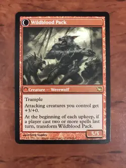 Instigator Gang / Wildblood Pack MTG Magic the Gathering Card NM Mint Innistrad - Image 4