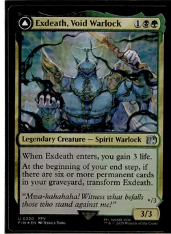 Exdeath, Void Warlock (Foil) | 0220 | Uncommon | MTG X Final Fantasy - Image 2