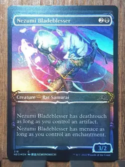 Nezumi Bladeblesser SHOWCASE FOIL, Kamigawa: Neon Dynasty, NM/M - Image 1