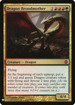 MTG DRAGON BROODMOTHER EXC - MOTHER HATCHERY OF DRAGONS - MYS - MAGIC - Image 1