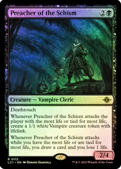 FOIL Preacher of the Schism ~ The Lost Caverns of Ixalan [ NM ] [ Magic MTG ] - Image 2