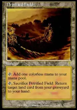MTG English Petrified Field NM Foil Odyssey - Image 1