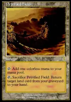 MTG English Petrified Field NM Foil Odyssey - Image 2