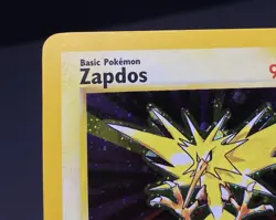 Pokémon Card TCG Base Set 2 Zapdos 20/130 Holo Rare Vintage - Image 4