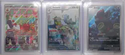 Pokémon TCG Scarlet&Viloet Illustration Rare Lot Of 3 - Image 1