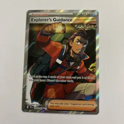 Explorer's Guidance 200/162 Pokemon TCG S&V Temporal Forces Trainer Ultra Rare - Image 1