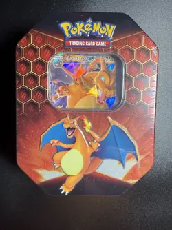 Pokémon TCG: Hidden Fates Tin Charizard New Sealed - Image 1