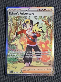 Pokémon TCG Ethan's Adventure 236/182 Special Illustration Destined Rivals - Image 5