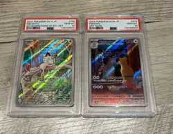 PSA10 MEOWTH  192/SV-P & PERSIAN 075/064 AR Sequential Set - Pokemon - US Seller - Image 1