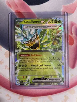 Pokemon TCG Teal Mask Ogerpon ex 025/167 Double Rare Sv06: Twilight Masquerade - Image 6