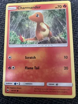 Charmander 18/147 Burning Shadows Regular Common Pokémon TCG - Image 1