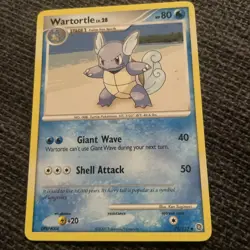 Wartortle 75/132 Pokemon Secret Wonders Non Holo 2007 LP - Image 1