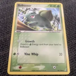 Pokemon TCG Bulbasaur Crystal Guardians (46/100) 2006 Non-Holo- LP - Image 1