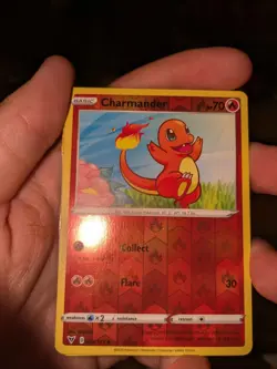 Charmander - 023/185 - Reverse Holo - SWSH4 - Vivid Voltage - Pokemon - Image 1