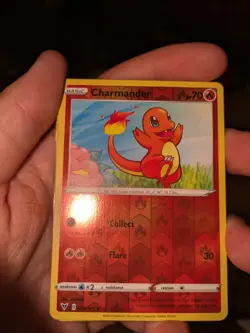 Charmander - 023/185 - Reverse Holo - SWSH4 - Vivid Voltage - Pokemon - Image 3