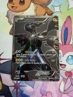 Pokémon Zekrom Full Art 114/114 Black and White 2011 Black Background - LP - Image 1