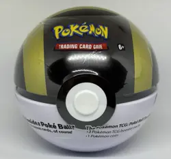 Pokémon TCG- Pokeball Tin- Ultra Ball H19- 3 Mystery Packs & 1 Coin- Sealed 2020 - Image 1