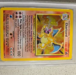 1999 Pokemon Game Charizard #4 PSA 8 - Image 2