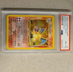 1999 Pokemon Game Charizard #4 PSA 8 - Image 6