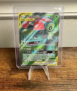 Celebi & Venusaur GX Tag Team 159/181 Full Art Rare Team Up Pokemon - Image 13