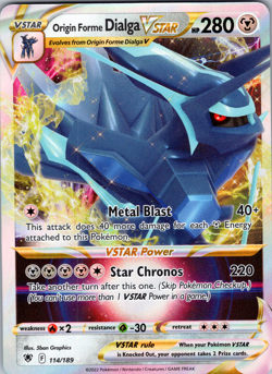 Origin Forme Dialga VSTAR 114/189 SWSH10: Astral Radiance Ultra Rare - NM - Image 3