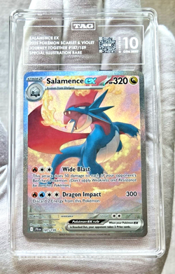 2025 Pokemon S&V Journey Together  - Salamence ex 187/159 SIR - TAG 10 - PSA - Image 7