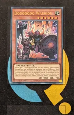 DUAD-EN004 Dodododo Warrior x3 Ultra Rare 1st Ed YuGiOh Playset - Image 2