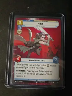 Rey Keeping the Past (Hyperspace) (Star Wars Unlimited) Normal - Image 1