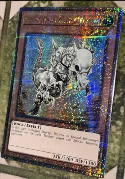 YuGiOh FOSSIL DYNA PACHYCEPHALO Quarter Century Secret Rare RA03-EN195 - Image 2