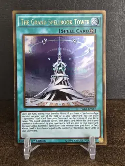 Yugioh The Grand Spellbook Tower PGL2-EN057 1st Edition Gold Rare Holo - NM 💎 - Image 3