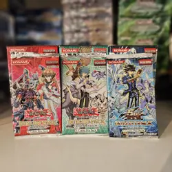 3x Booster Duelist Pack Bundle inc. Jesse, Jaden, Yusei - 1st Edition Yugioh - Image 1